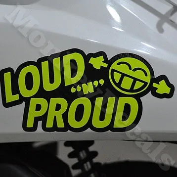 Светоотражающие Водонепроницаемые автомобильные Переводные картинки loud n proud с