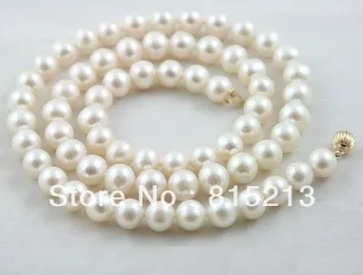 

ddh00102 7-8MM White Akoya Pearl Necklace AAA