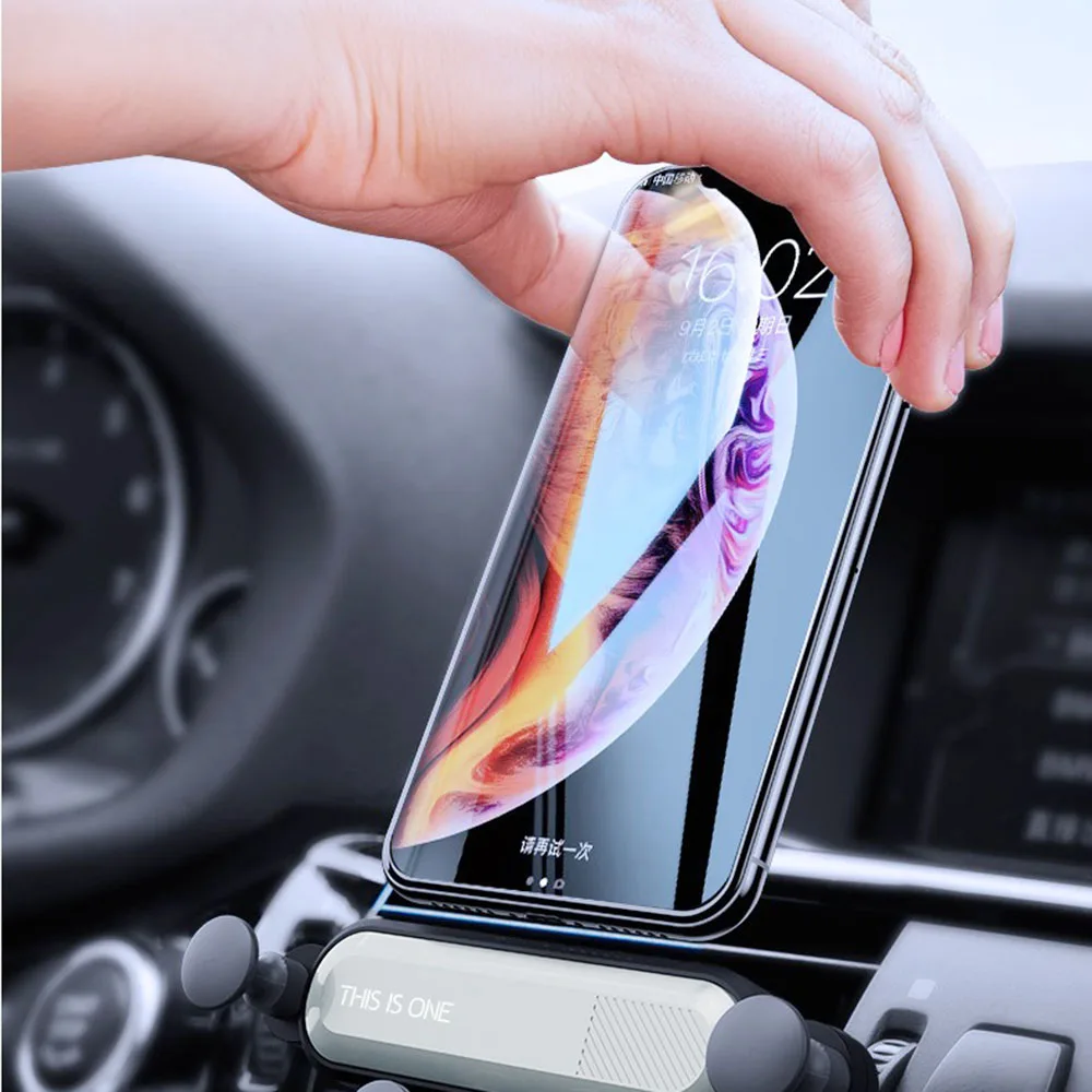 Автомобильный держатель для телефона для iphone X Xs Max в автомобильном вентиляционном отверстии, автомобильные держатели для Xiaomi huawei