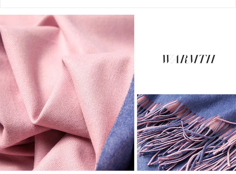 1 (19)Winter Scarf Women Men Luxury 2018 Double sided splice Tartan Cashmere Winter Warm Square Plaid Wool Shawl In Women Scarves