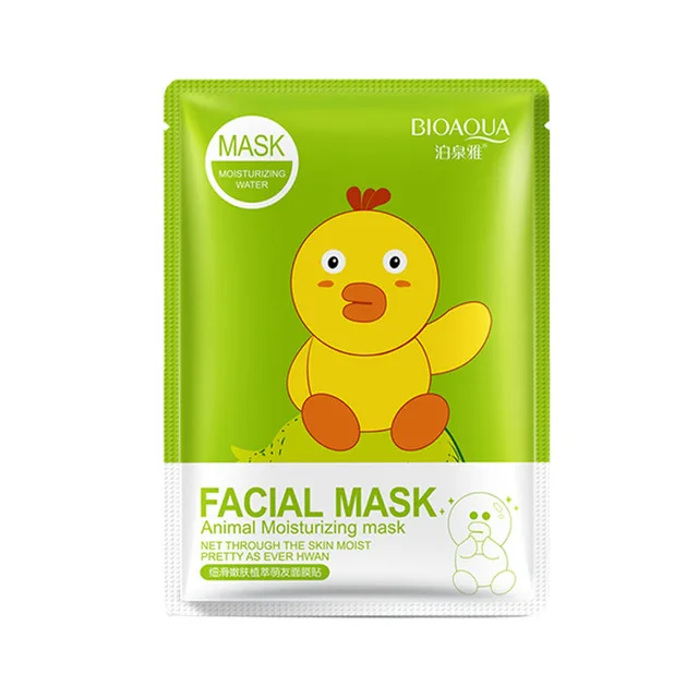 BIOAQUA Face Mask Animal Facial Mask Deep Moisturizing Sheet Mask Oil