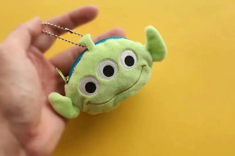 Monsters University ЦУМ Ститч плюшевые кошельки мягкие инопланетяне белка клубника медведь мягкие плюшевые липучки сумки для игрушек кулон брелок для девочек Подарки - Цвет: Monsters University