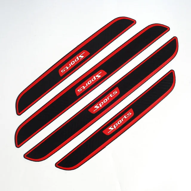 Car Door Sill Decoration Scuff Guard Plate Door Entry Threshold Sticker for Skoda Fabia 2008 2009 2010 2011 2012 2013 2014 2015 2016 MK2 MK3 ZHANGDAN Car door pedal trim protection board