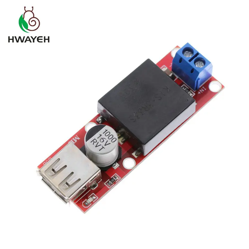 

1Pcs 5V USB Output Converter DC 7V-24V To 5V 3A Step Down Buck KIS3R33S Module KIS-3R33S DropShipping30488