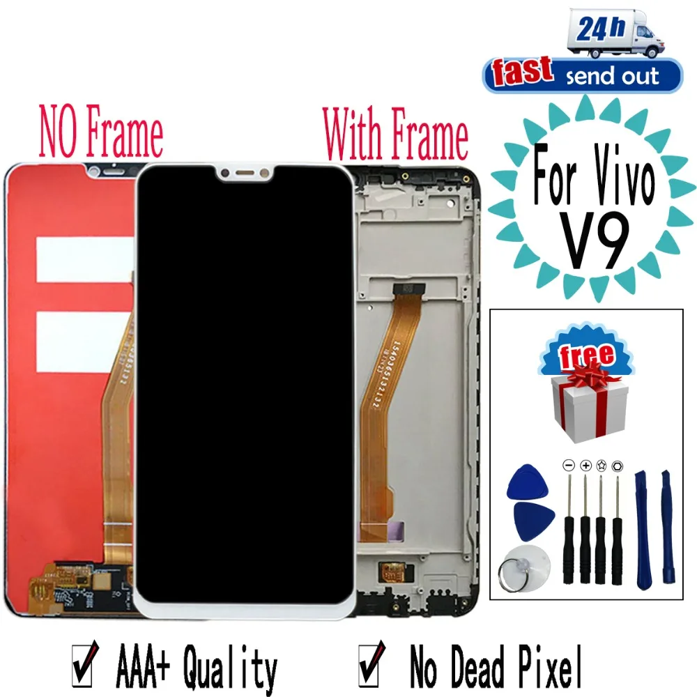 

6.3" V9 LCD For BBK VIVO V9 Y85 LCD Display Touch Screen Digitizer Assembly Replacement For VIVO V9