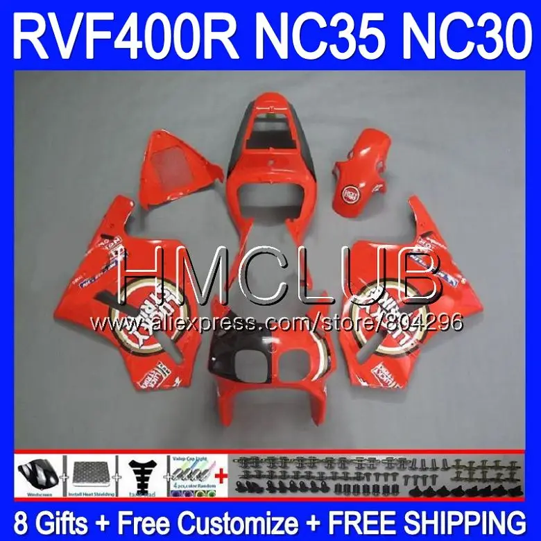 Lucky Strike RVF400R для HONDA VFR400 R NC30 V4 VFR400R 89 90 91 92 93 92HM. 9 NC35 ЛРВ ПВП 400R 1989 1990 1991 1992 1993 обтекателя - Цвет: No. 1