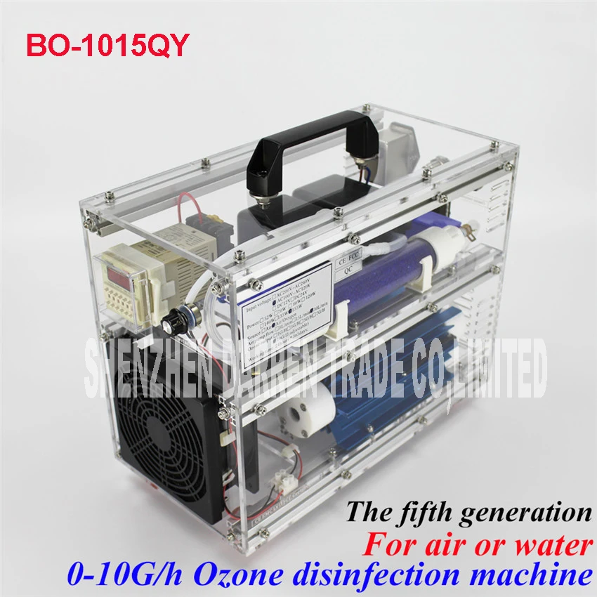 

3pcs BO-1015QY Ozone generator 0-10 g/h 10 gram generatore di ozono AC220V/AC110V Regolabile 10g ozono terapia macchina 15L/min
