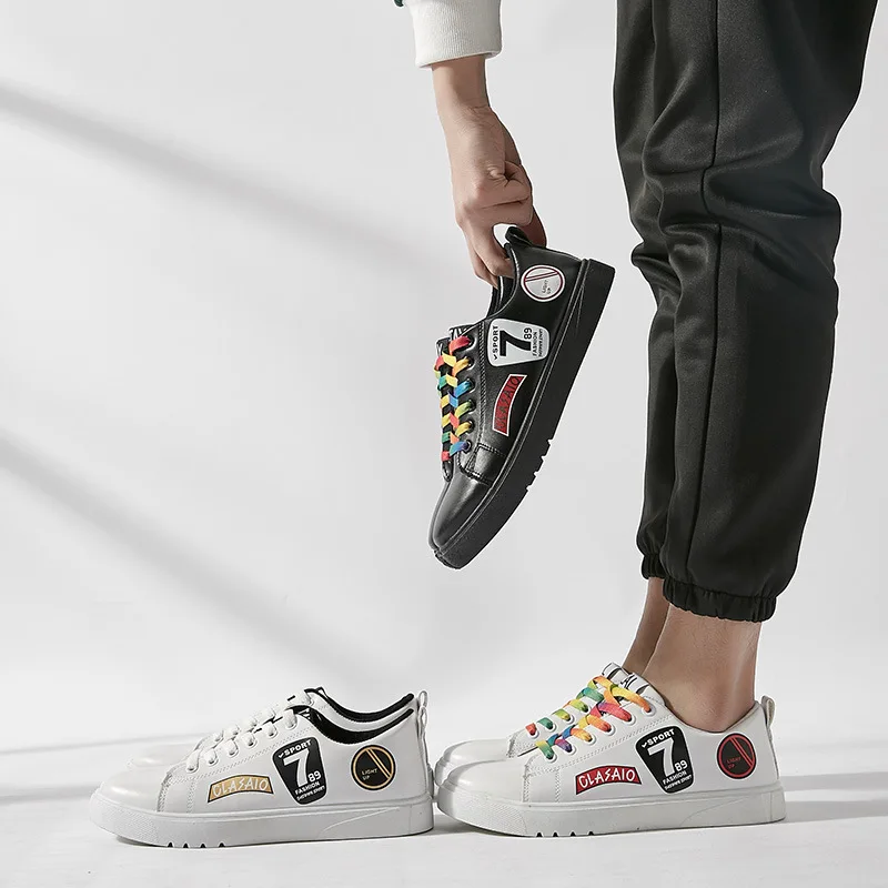 2018 hot sale new Hong Kong style men�s shoes normal size