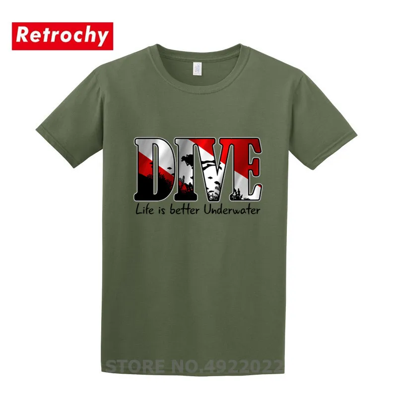 

2019 O-Neck Tops New Fashion For Men Short Sleeve Dive Scuba Club Tshirt Fan Gift Idea T Shirt Funny Casual Tee Shirts Camisetas