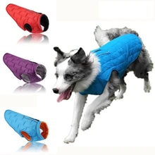

Pet Dog Puppy Vest Jacket Coat Reflective Reversible Pet Coats Waterproof Winter Puppy Clothes Coat For Small Large Dogs Clothes