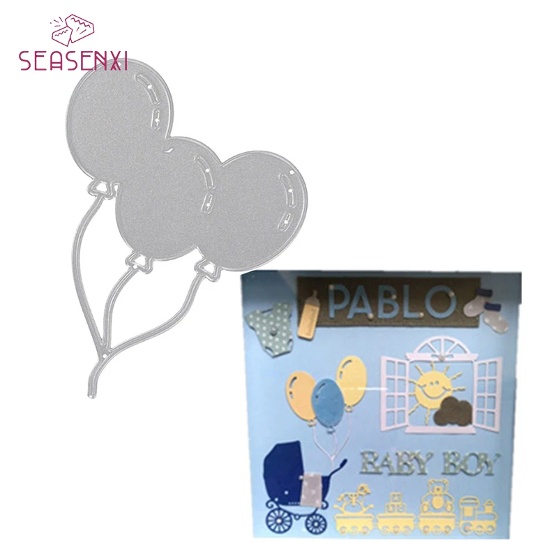 

Lovely Balloon Metal Cutting Dies Stencils for Scrabooking New 2019 Embossing Paper Cards Making DIY Template Punch Paper Crafts