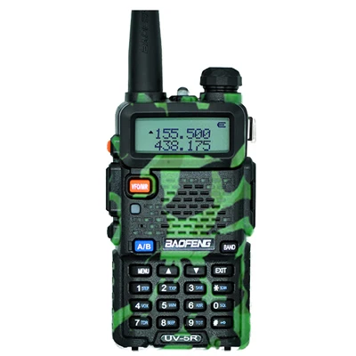 Baofeng UV-5R портативная рация Двухдиапазонная UV5R портативная CB радиостанция портативная UV 5R UHF VHF двухсторонняя рация для охотничьей радиостанции - Цвет: Cam