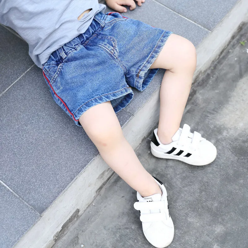 Boys denim shorts 2018 new summer Korean children Jeans Shorts Pants