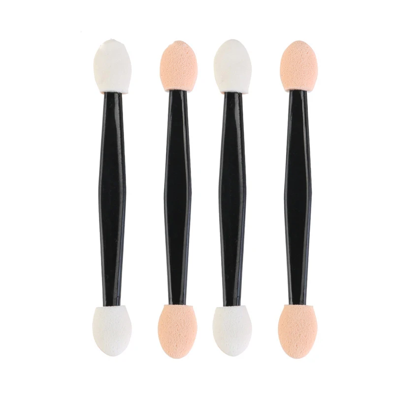 ETEREAUTY 100pcs Disposable Dual Sided Eyeshadow Eyebrow Eyeliner Brush