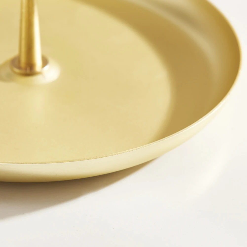 Двухъярусный золотой шнур диск-вход ключ зеркало лоток для украшения ...