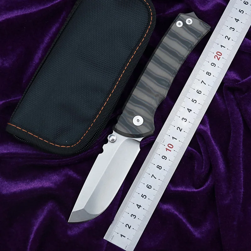 

NIGHTHAWK Custom Bearing folding knife s35vn blade Titanium handle camping hunting survive pocket fruit knives EDC tool