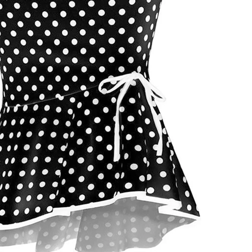 Женская юбка, летние женские модные сексуальные повседневные облегающие вечерние юбки в горошек с оборками, May24
