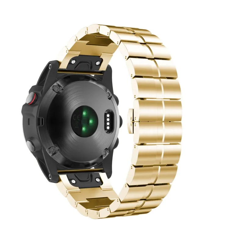 Pulseira de aço inoxidável liberação rápida ajuste