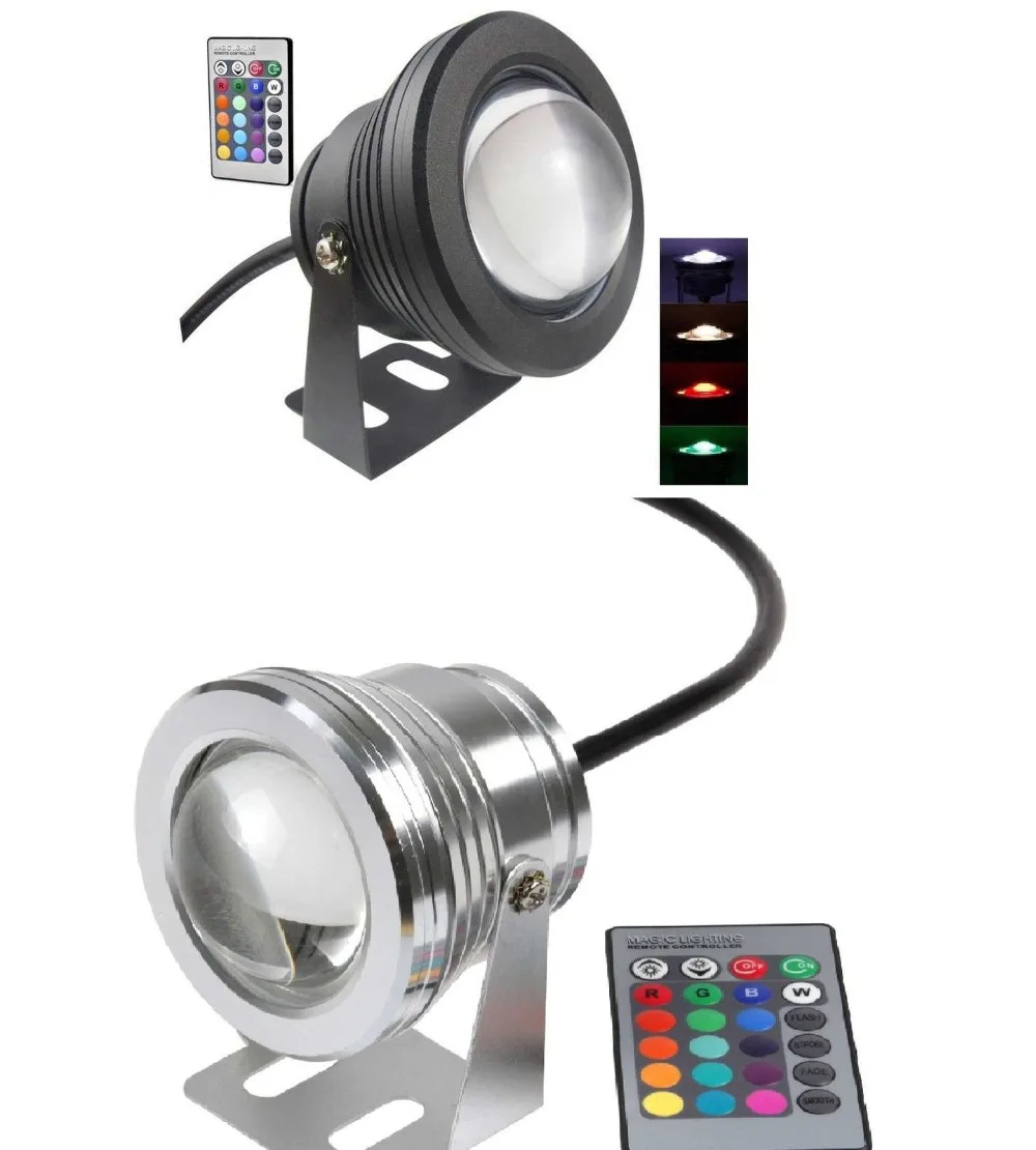 Продукт 10 Вт DC12V RGB светодиодный подводный фонтан светильник для бассейна пруда аквариума светодиодный светильник IP67 водонепроницаемый