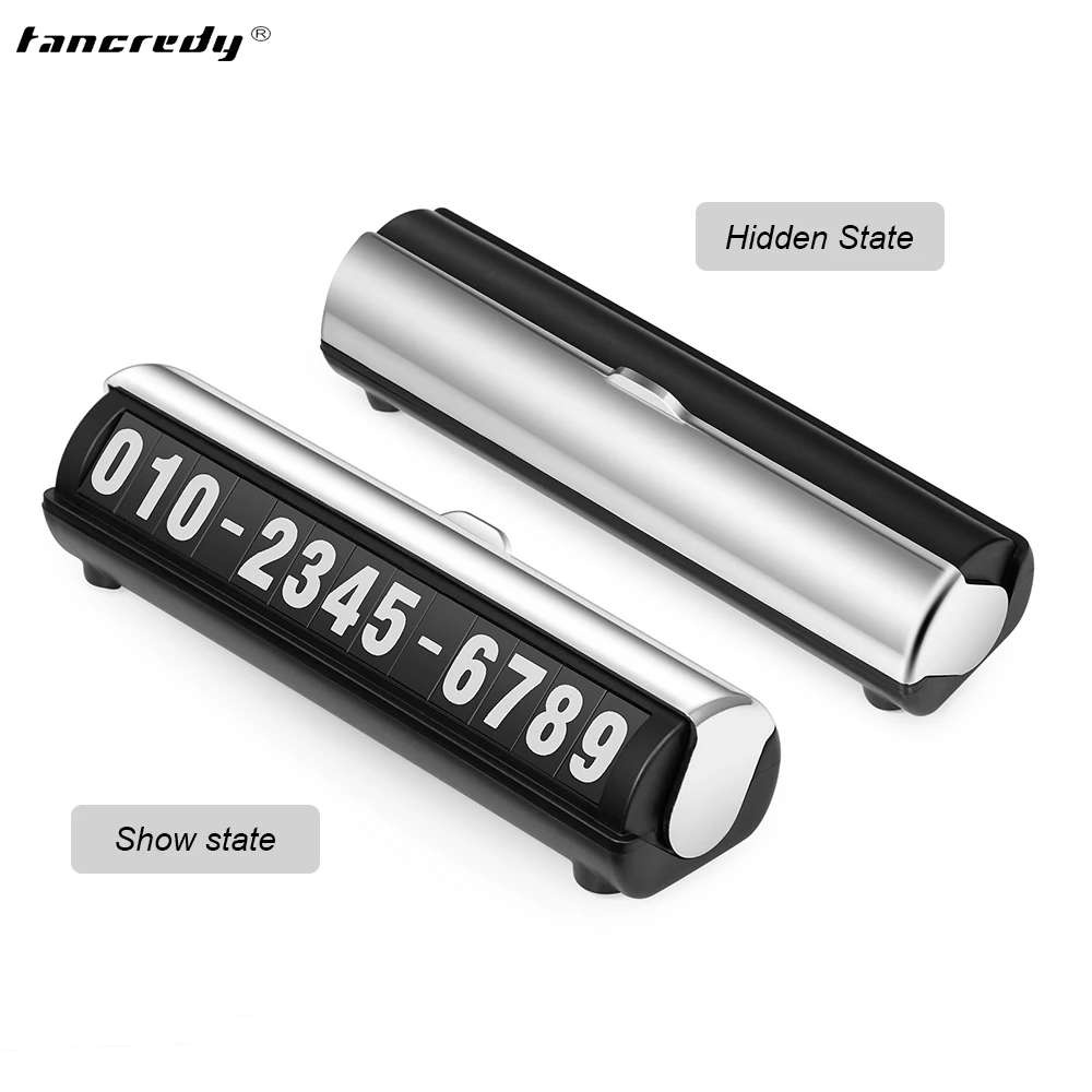 

Tancredy Temporary Stop Sign For Car Move The Phone Number Card Creative Stereo Reverse Invisible