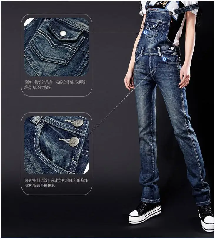 Lguc.H 2018 Denim Women's Overalls Trendy Tight Jeans Woman Push Up Cowboy Jumpsuit Suspender Trouser Korea Female Clothes XXL S Lguc.H 2018 Denim Women's Overalls Trendy Tight Jeans Woman Push Up Cowboy Jumpsuit Suspender Trouser Korea Female Clothes XXL S