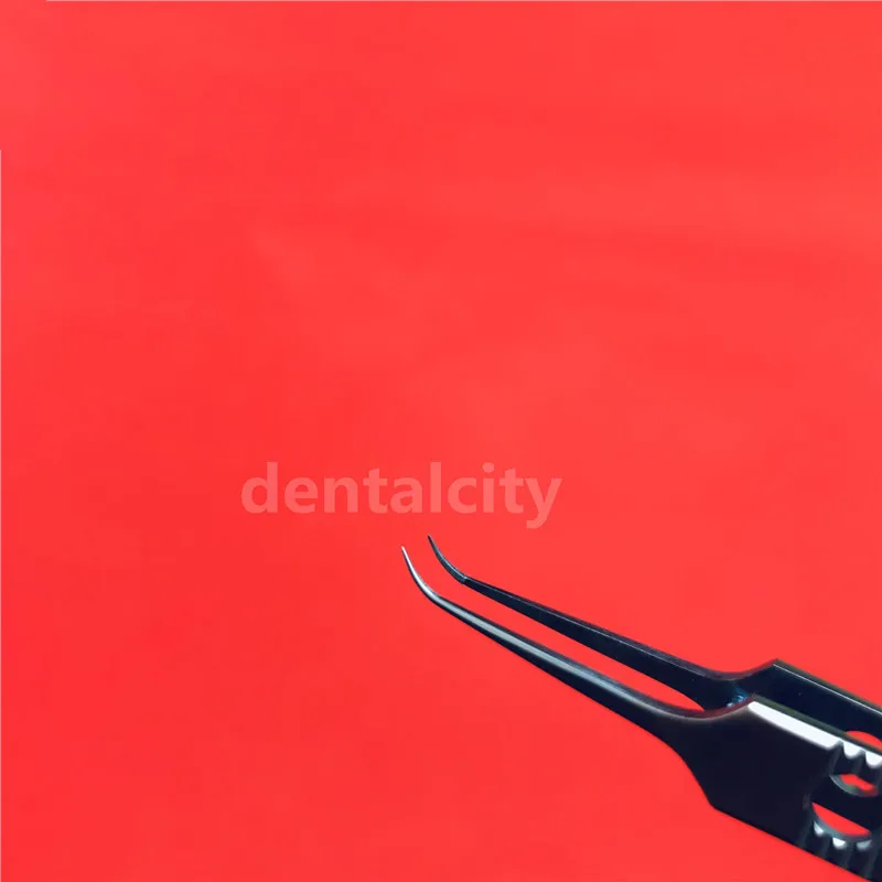 Офтальмологический пинцет с плоской ручкой титановый сплав ласточкин прямой/изогнутая головка щипцы офтальмологический инструмент 11 см
