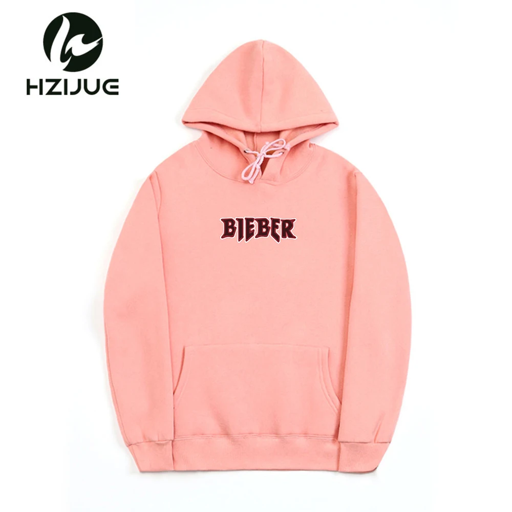 HZIJUE New Winter Fleece Justin Bieber men and woman trasher Hoodies & Sweatshirts Pure 1:1 Cotton Single Men Hoodies 2018 New