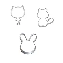 3 шт. десертный набор форм для выпечки фруктовое печенье пресс Инструменты Нож для бисквита из нержавеющей стали для кухни для выпечки фонданта