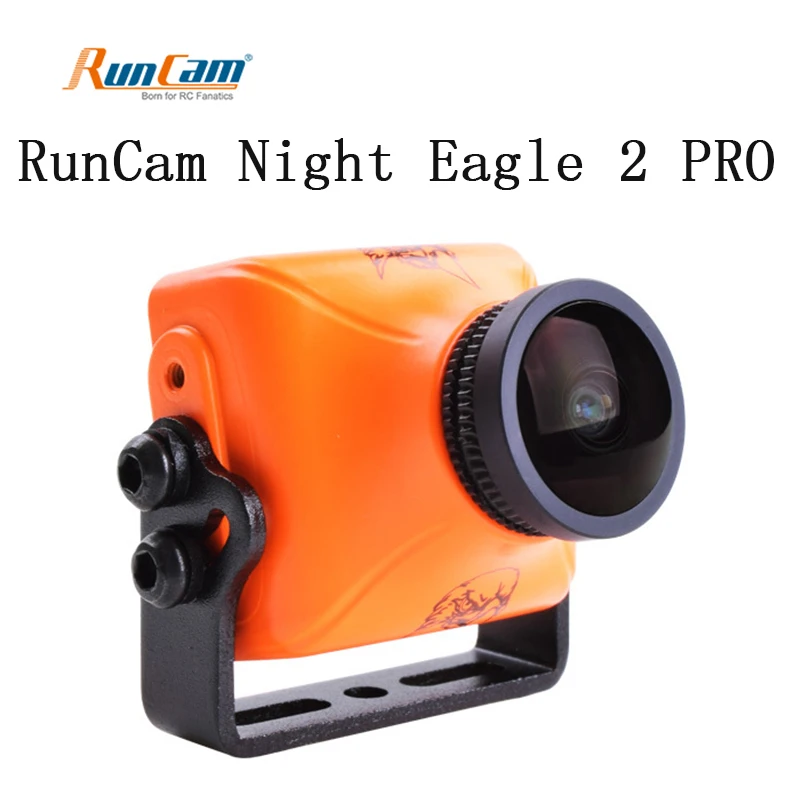 

New RunCam Night Eagle 2 PRO 800TVL 140 F2.0 Mini FPV Camera PAL NTSC Switchable FOV 140 2.5mm Global WD for Drone