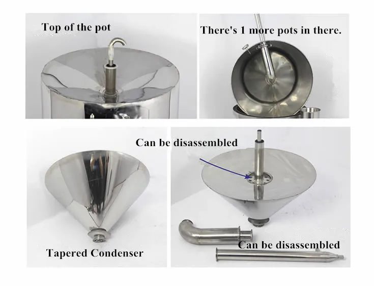 60л нержавеющая сталь профессиональное автоматическое паровое ПИВОВАРЕНИЕ оборудование двойной горшок устройство вино инструмент