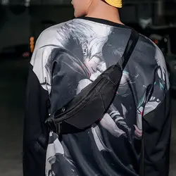 Новая тенденция Повседневное карманов Для мужчин многофункциональный телефона модные Мода нейлон спортивная сумка
