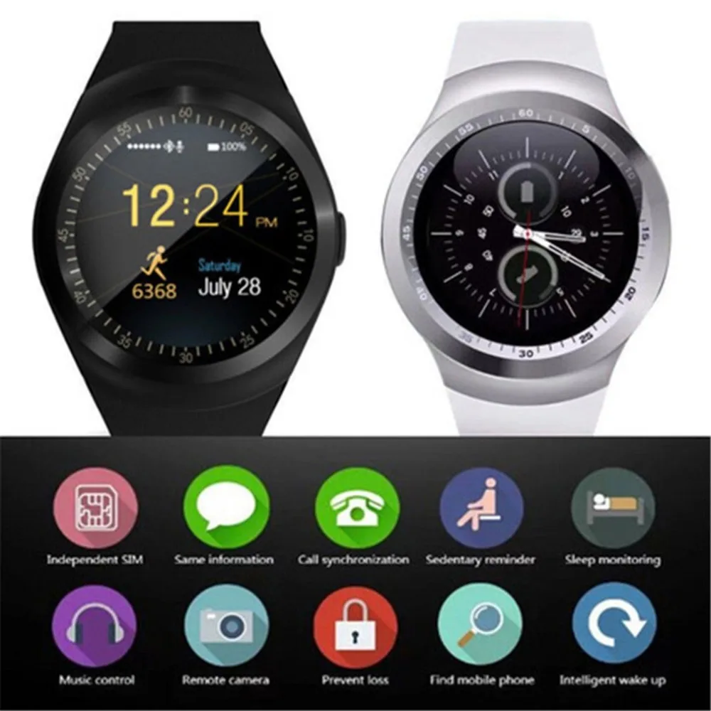 

Y1 Smart Watch Phone Mate for Android for iPhone for Samsung Waterproof