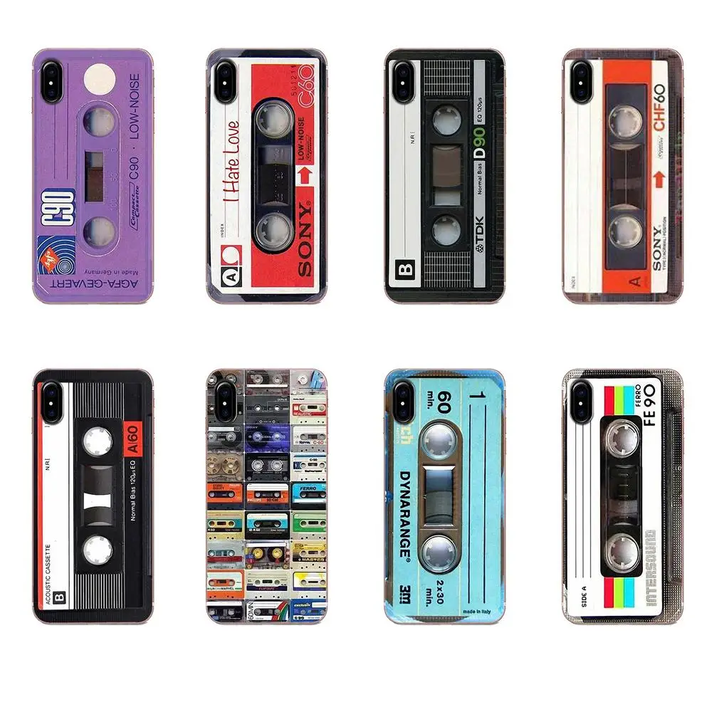 

TPU Covers Cases Classical Old Cassette For Huawei P7 Honor 4C 5A 5C 5X 6 6C 6A 6X 7 7X 8 9 V8 V10 Y3II Y5II Y6II G8 Play Lite