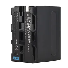 Cheaper 1pcs Replacement Li-ion Battery For Sony 7.2V 7800mAh Rechargeable Digital Battery NP F960 F970 for Sony NP-F960 NP-F970 Camera
