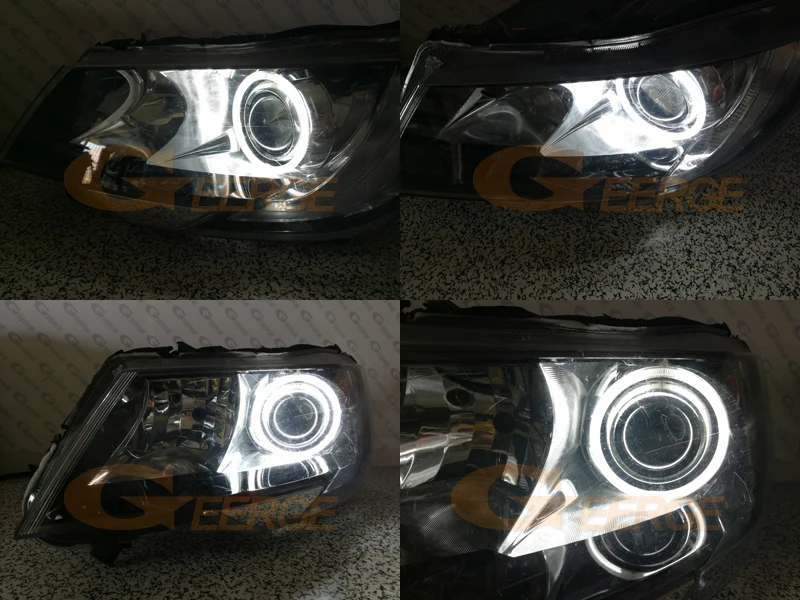 ccfl angel eyes SKODA SUPERB 2 II FACELIFT 2013 2014 2015 headlight(8)