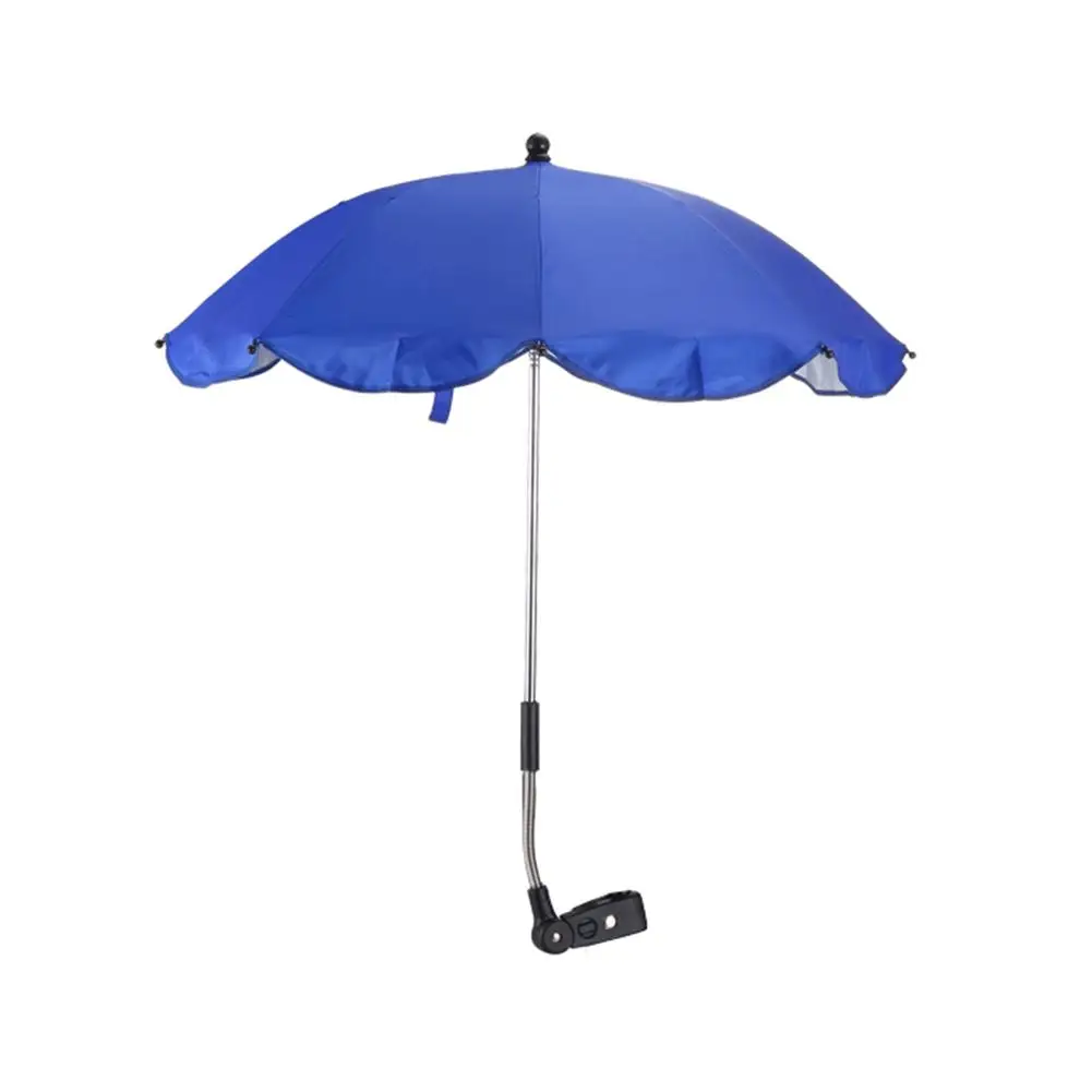 Детский зонтик от солнца, коляска-коляска, навес, аксессуары для детских колясок зонт - Цвет: Dark Blue