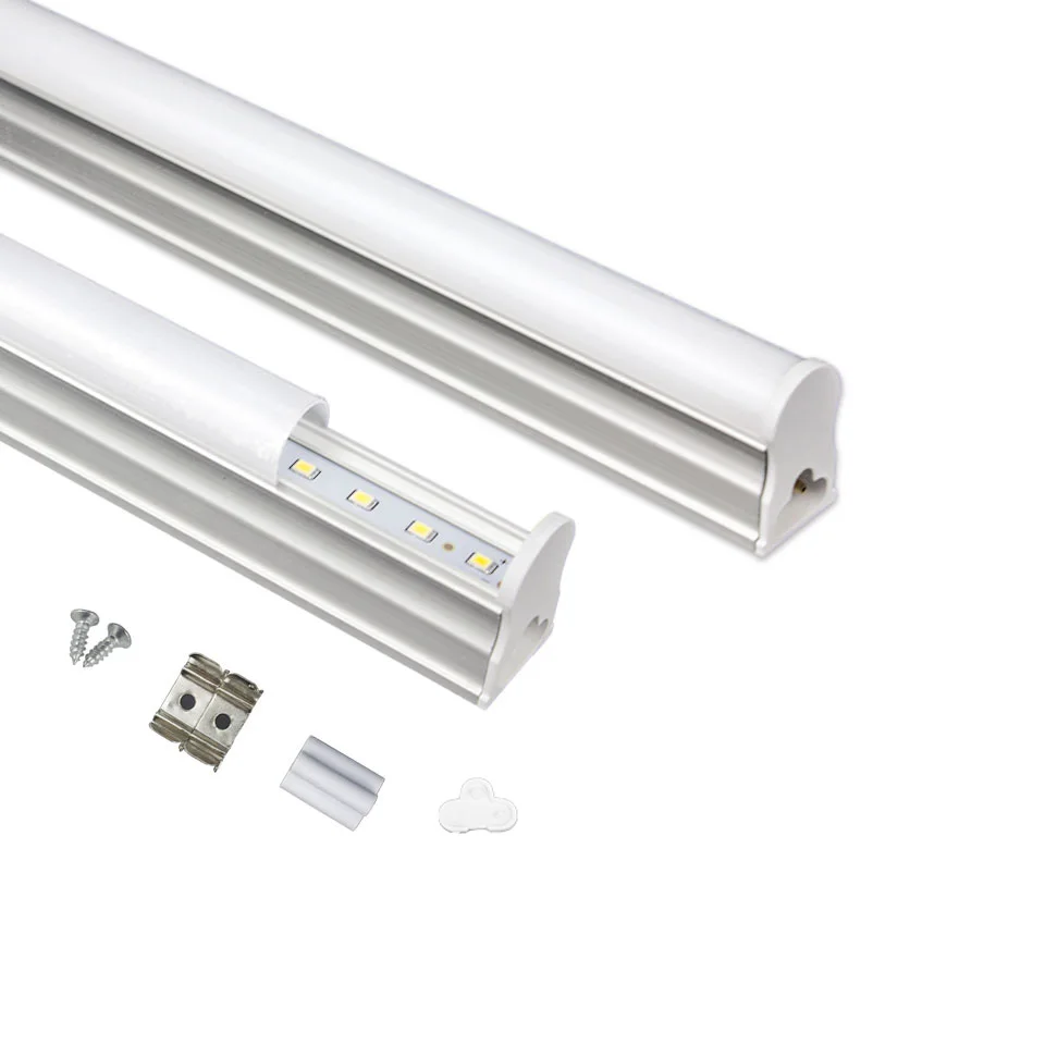 T5 LED Tube 30CM 60CM 220V~240V LED Fluorescent Tube led bulbs tubes t5 6W 10W warm White Light Lampara Ampoule PVC Plastic 2835