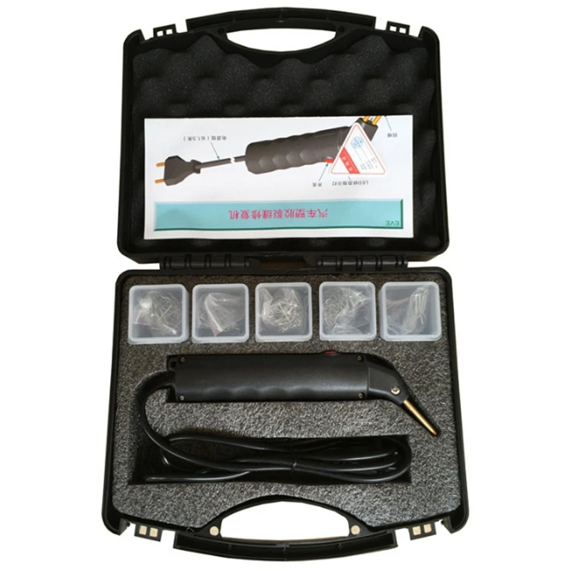 

Hot Stapler Plastic Car Bumper Repair Kit Bodywork Fender Fairing Welder Tool Professional Welding Repairing Welding Machine,