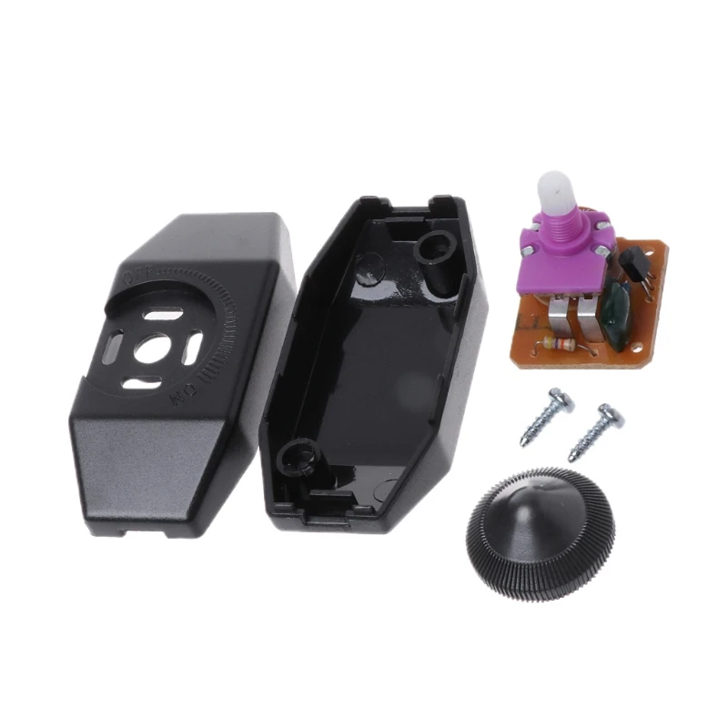 

OOTDTY Dimmer Switch Table/Desk Lamp Knob Adjust Light Dimmable Button Accessories 1A 110-220V Plastic Dimmer Switch