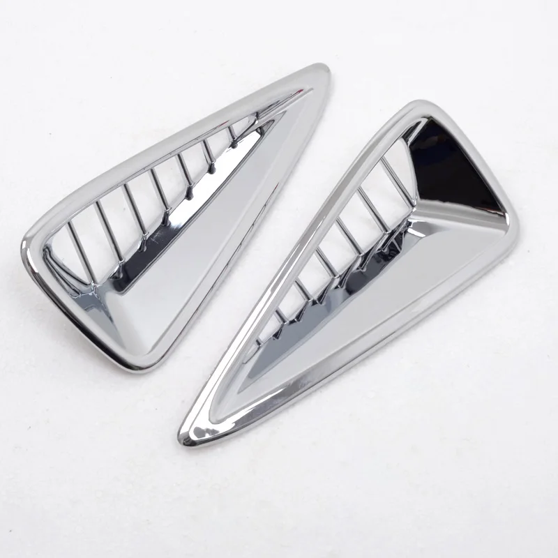 For Toyota Camry 2015 ABS Chrome Exterior Moulding Front Air Outlet Trims A/C Vent Cover Air Conditioning Trims Auto Parts 2pcs For Toyota Camry 2015 ABS Chrome Exterior Moulding Front Air Outlet Trims A/C Vent Cover Air Conditioning Trims Auto Parts 2pcs