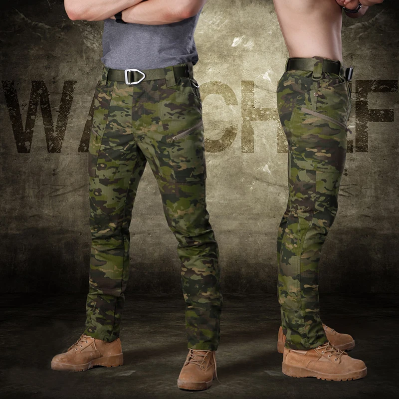 Мужские тактические брюки карго Militar армейские тренировочные Swat спортивные для