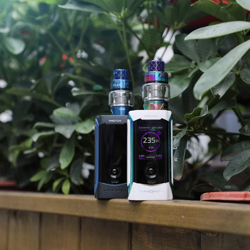Оригинальный испаритель Innokin Proton Plex Kit 235 Вт электронная сигарета Box Mod вейп с баком
