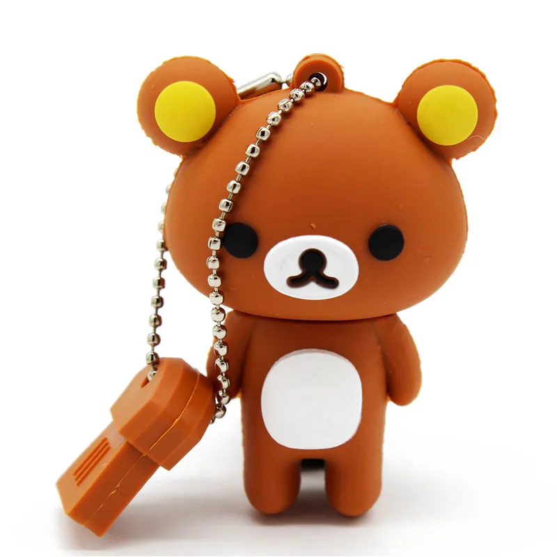 USB 3,0 милый флеш-накопитель Rilakkuma Bear style 16GB 32GB 64G 128G 256GB USB флеш-накопитель карта памяти U диск флешка