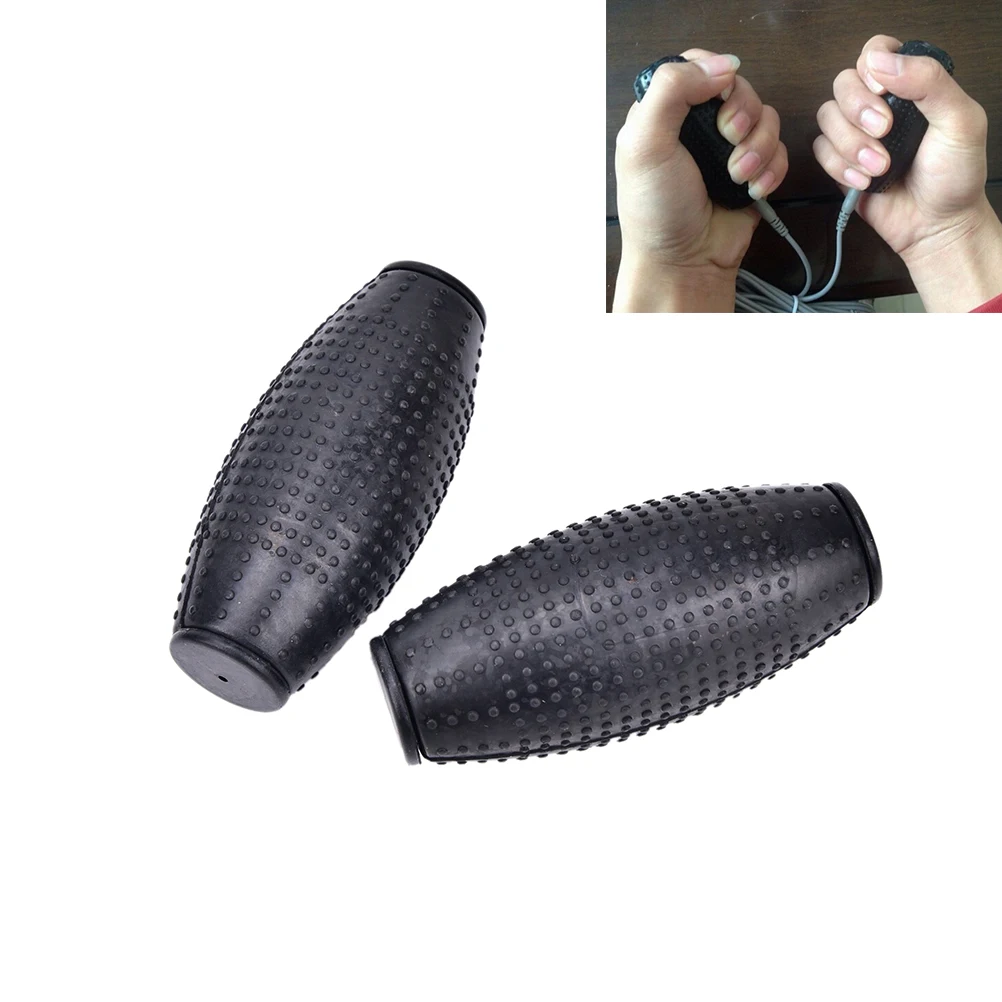 JETTING 1pair Plug Tens Ems Hand Electrode For Digital Therapy Electric Muscle Stimulator Electrode Grenades 2.0mm