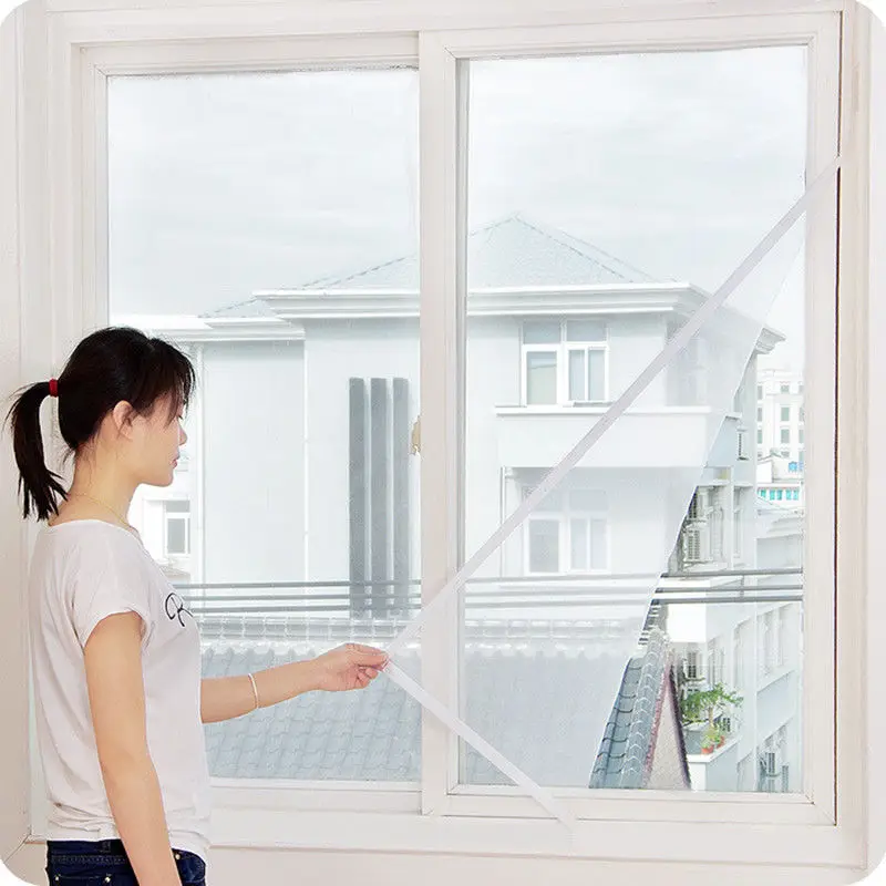 

Mosquito nets for windows self adhesive Invisible mosquito screens DIY Magic stickers simple window