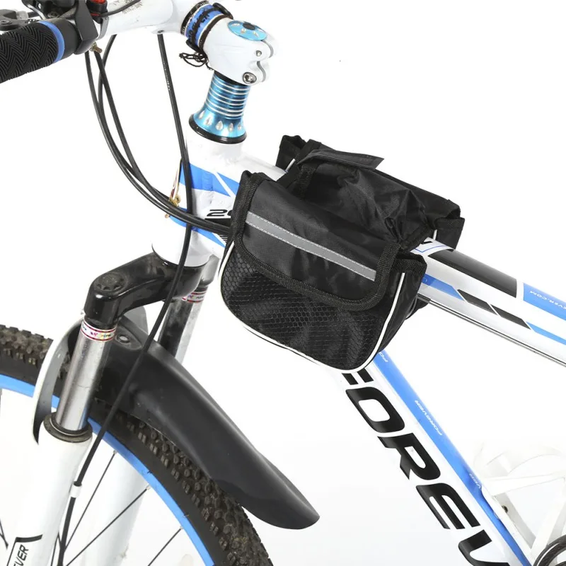 Bike Handlebar Bag Bicycle Pannier Frame Tube Cycling Pouch Front