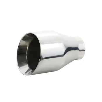 

JZZ car styling Stainless Steel exhaust tail pipe exhaust end pipe rear tip for silver/blue/black