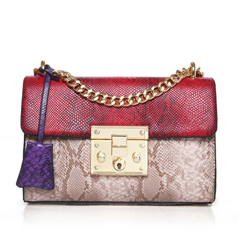 

Luxury Handbags Women Bags Designer Ladies Leather Handbags Messenger Shoulder Bags Fashion Serpentine Crossbody Bags For Women