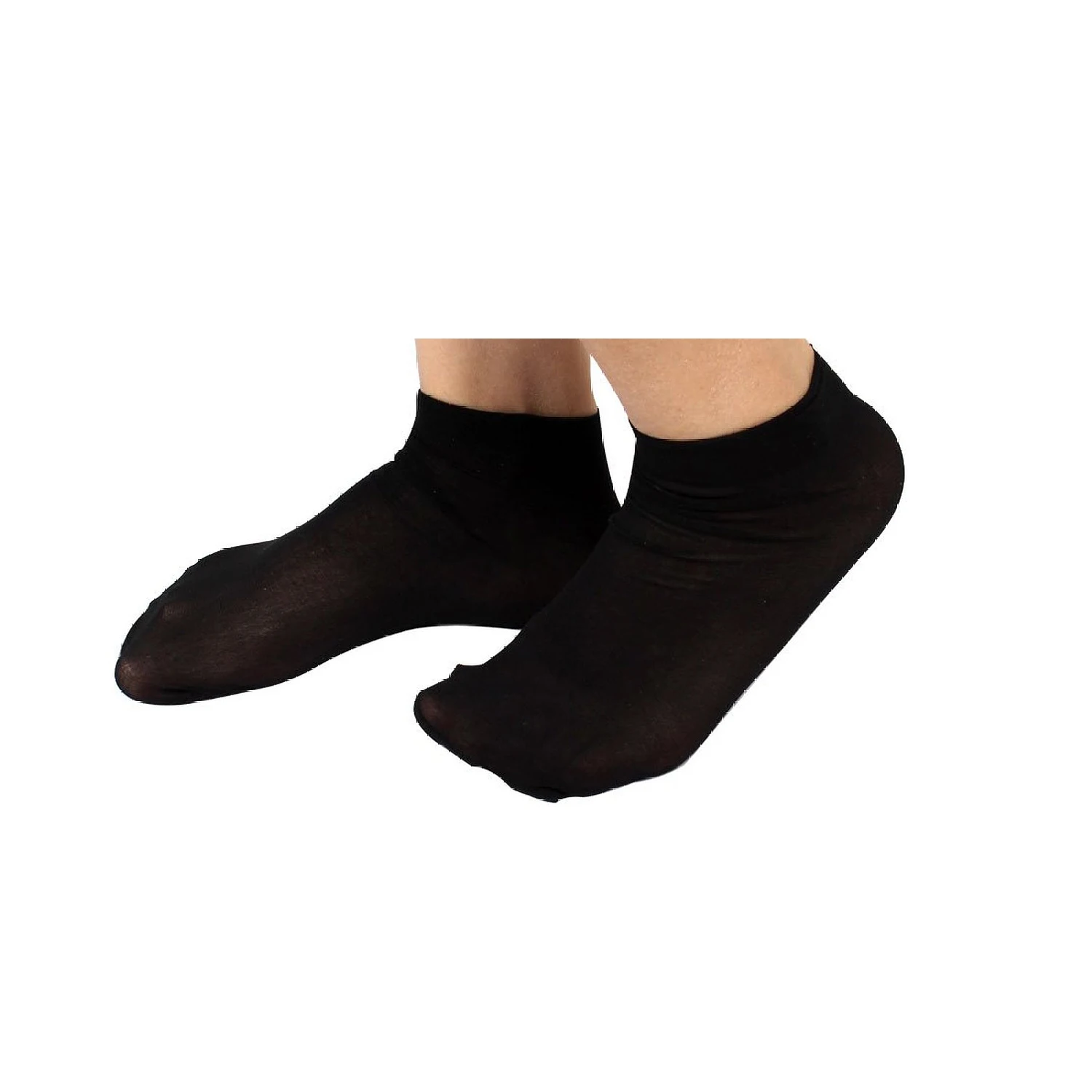 Sport sock Hot 10 Pairs Soft Elastic Black Sheer Ankle Socks for Ladies