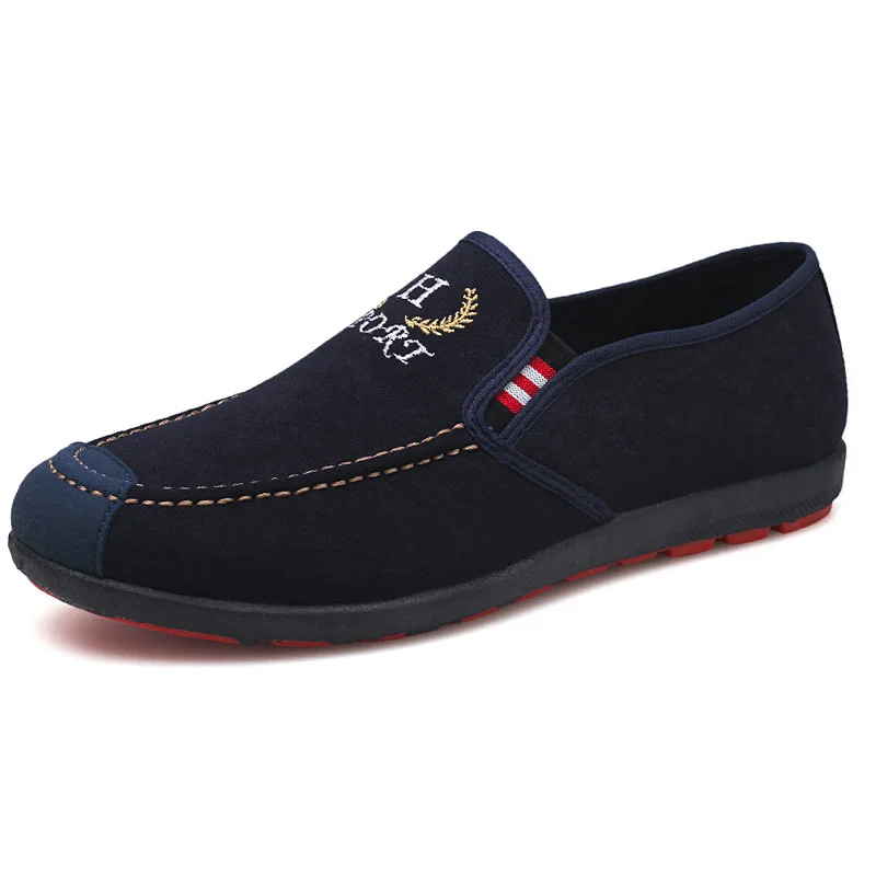 

Men Shoes 2019 Spring Men Casual Shoes Canvas Shoes Fashion Loafers Men Breathable Outdoor Male Shoes Black Fashion Sneakers